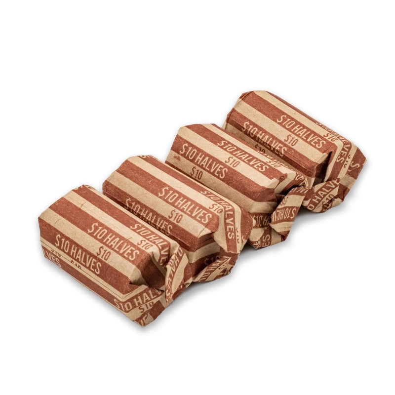 CAROUSELCHECKS Half Dollar Coin Wrappers, 100 Flat Striped Coin Wrappers - Image 5